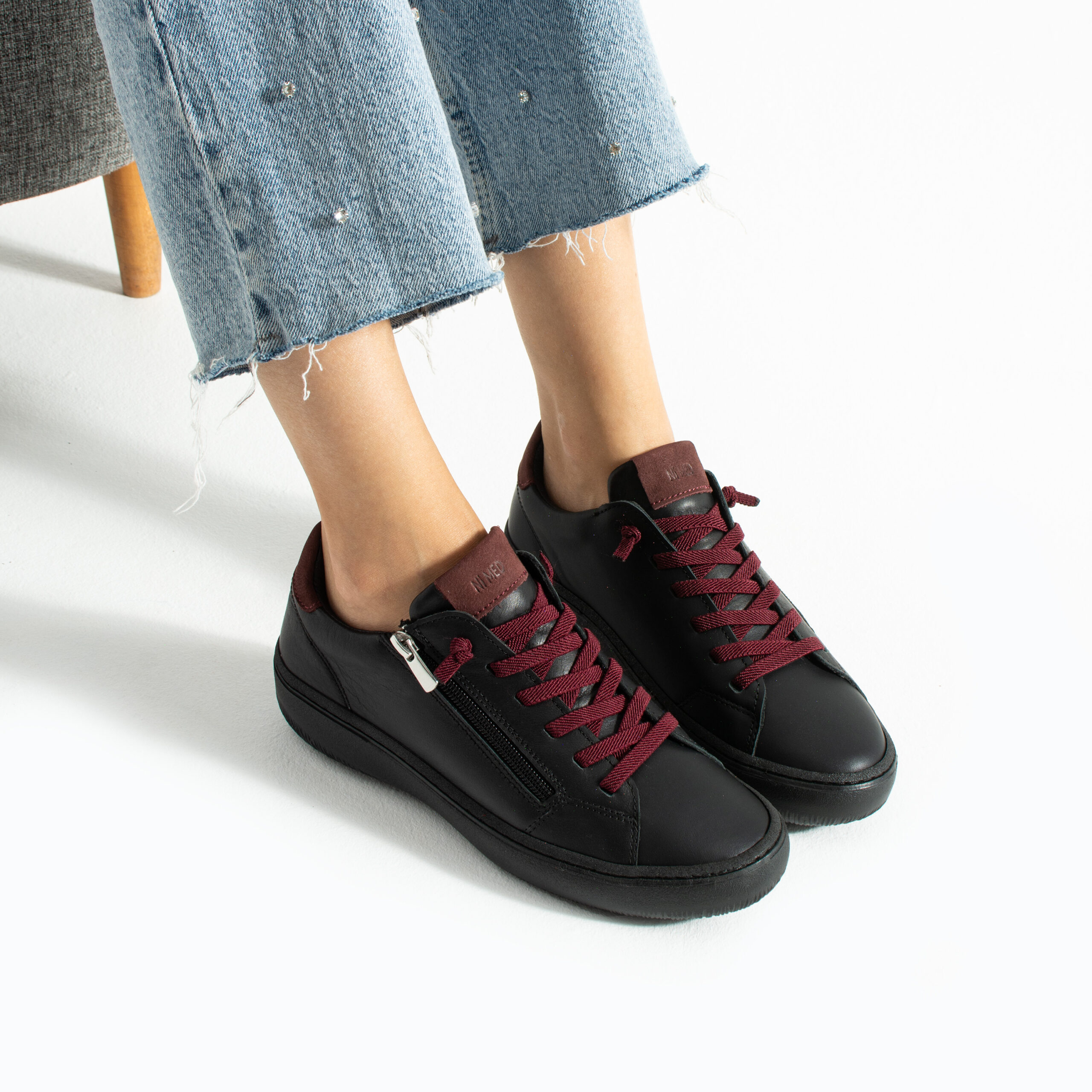 Pantofi sport damă negri din nubuc Gao Pantofi sport damă negri din nubuc Gao