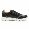 Pantofi sport de damă negri din piele naturală Kumasi