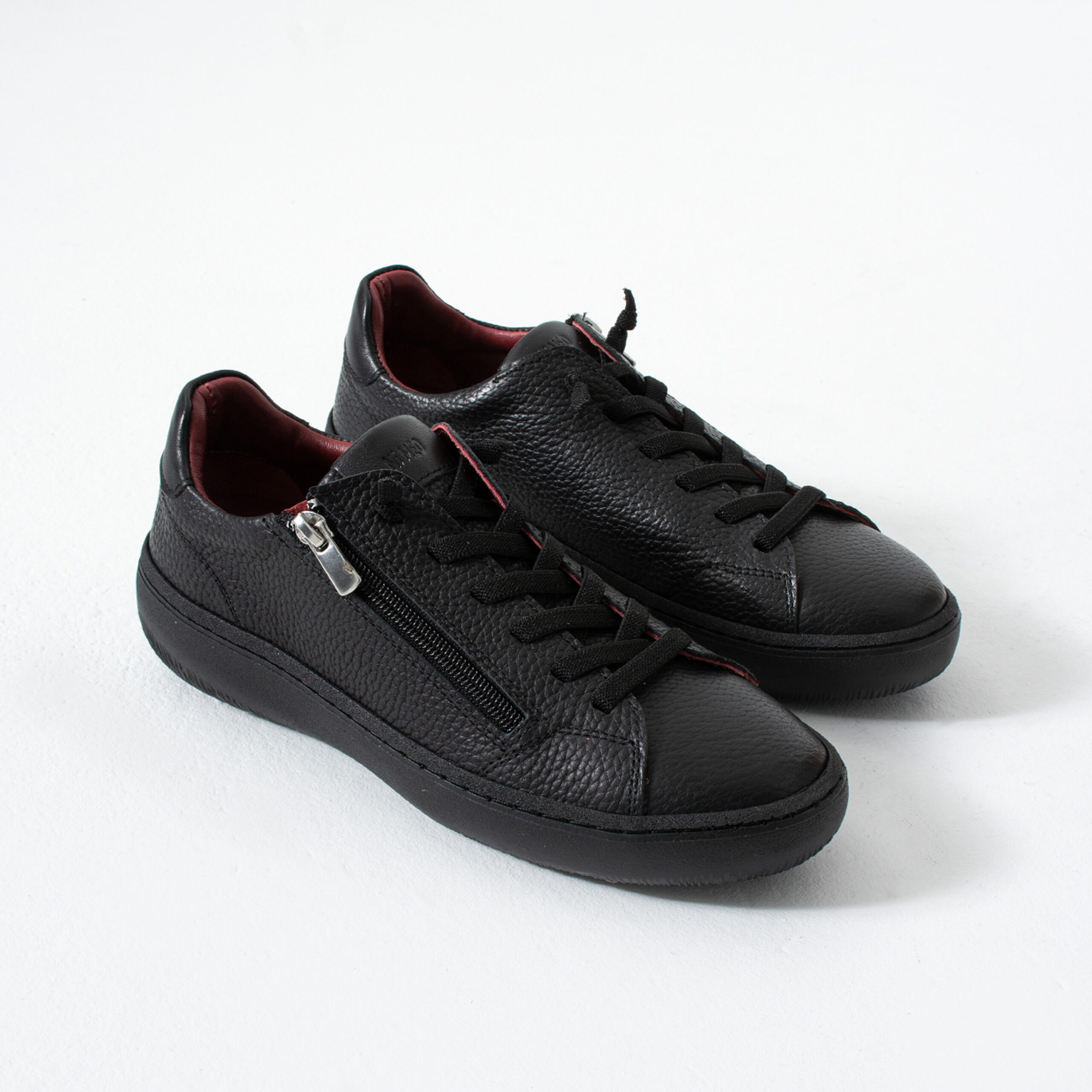 Pantofi sport de damă negri din piele naturală Gao Pantofi sport de damă negri din piele naturală Gao
