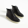 Pantofi clarks negri din piele naturală cu șireturi Anika