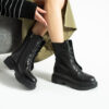 Botine negre din piele naturală Pinnawala