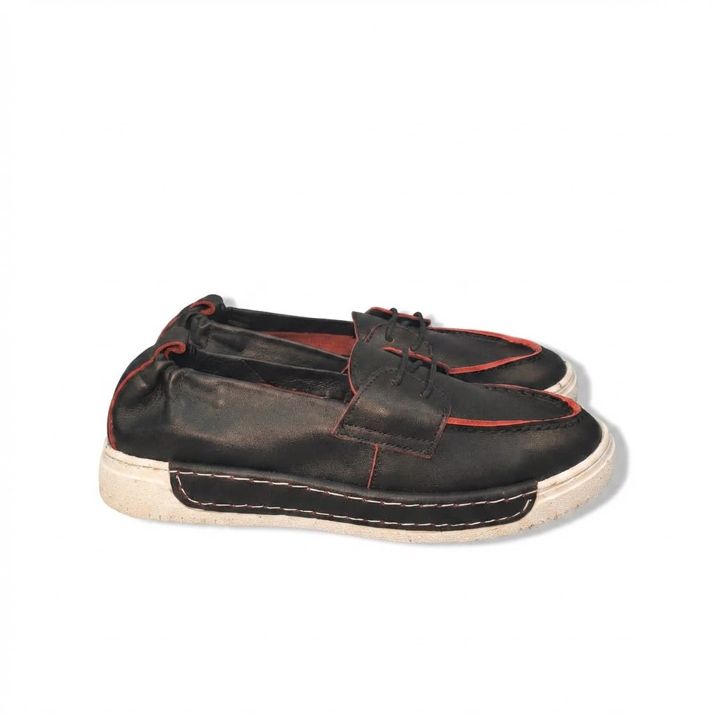 Mocasini negri moi din piele naturală Osaka Mocasini negri moi din piele naturală Osaka