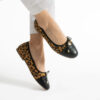 Balerini leopard din piele naturală Misha