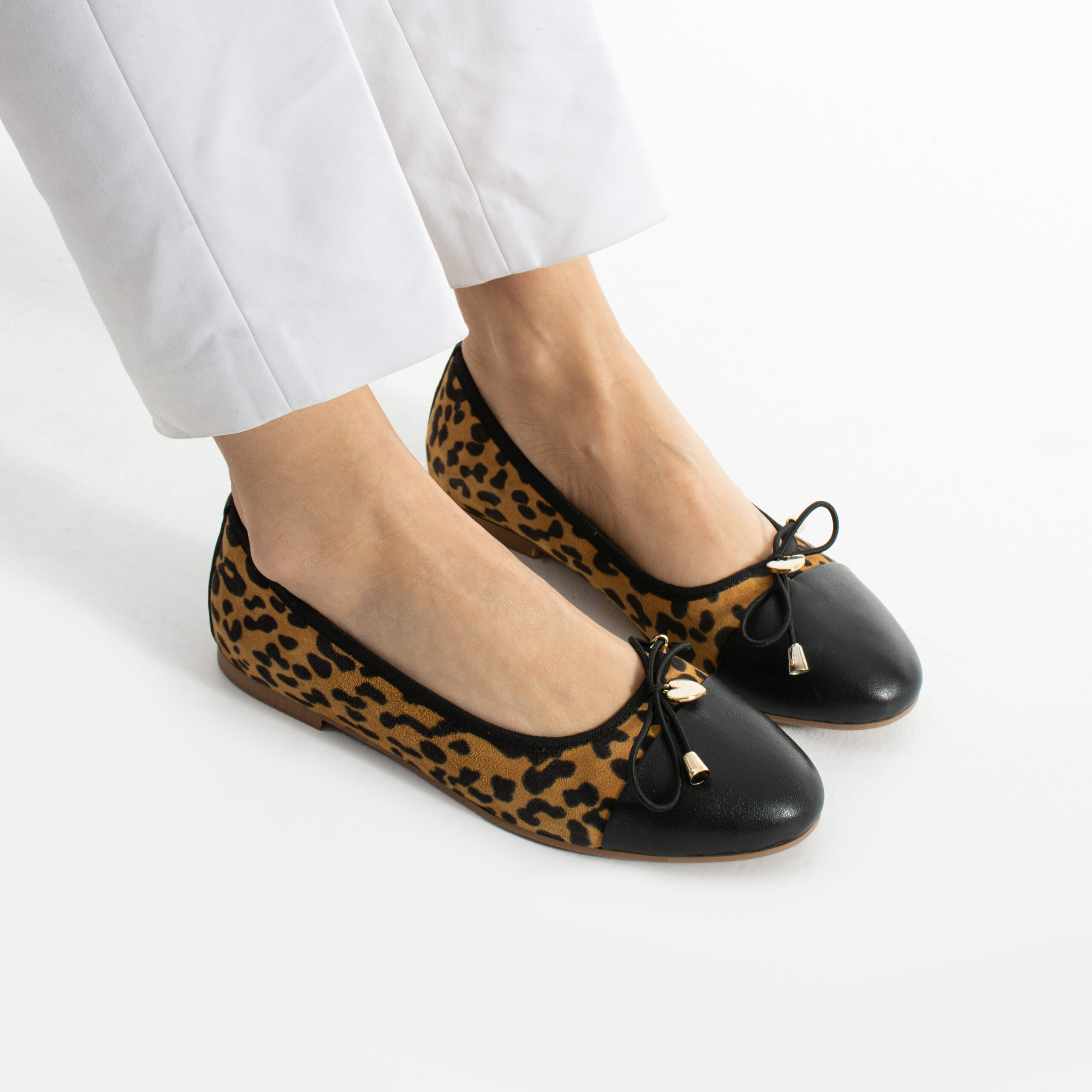 Balerini leopard din piele naturală Misha Balerini leopard din piele naturală Misha