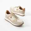 Sneakers damă bej din piele naturală Alondra
