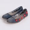 Balerini casual din denim pentru femei Dara