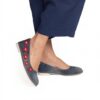 Balerini casual din denim pentru femei Dara
