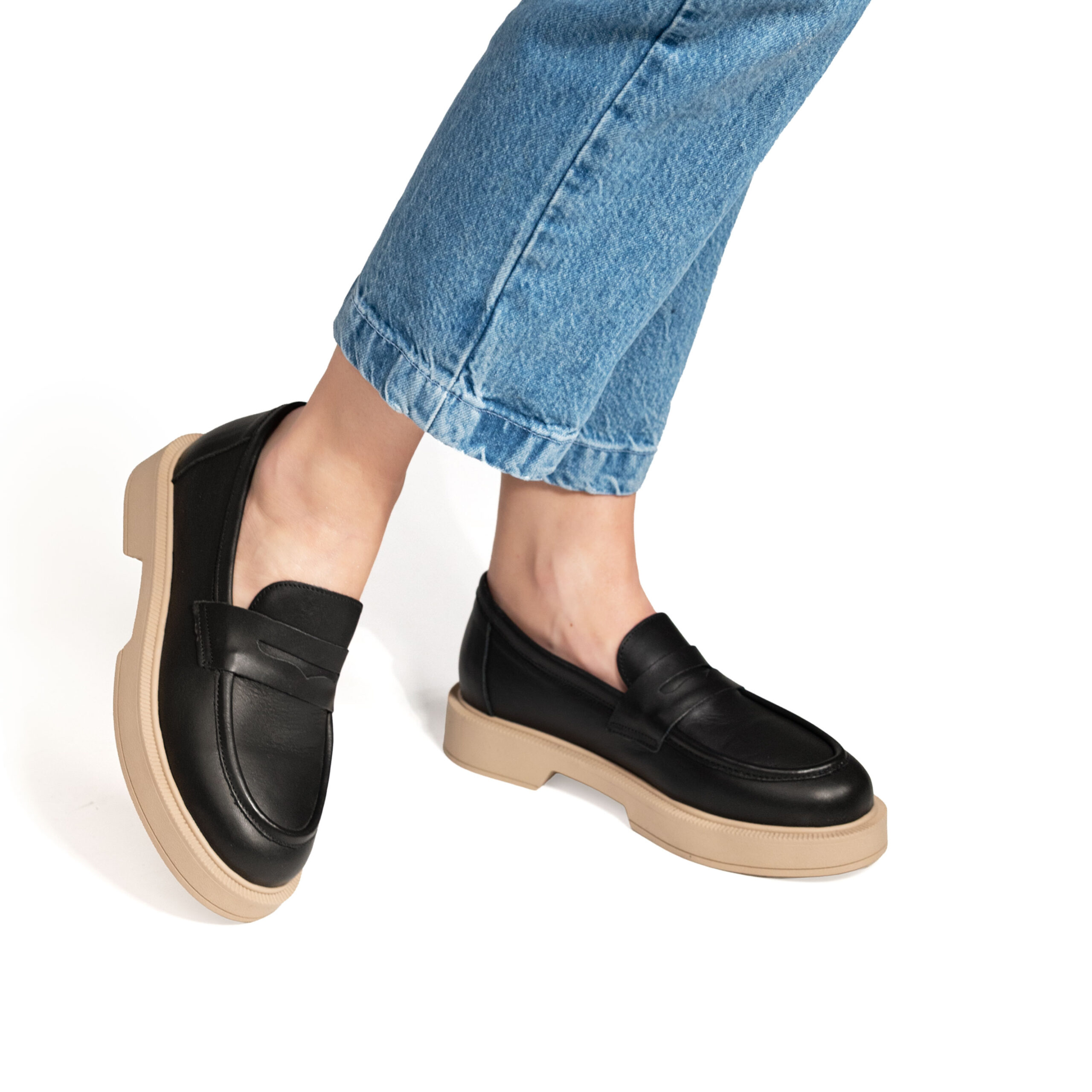 Mocasini negri din piele naturală Cornelia Mocasini negri din piele naturală Cornelia
