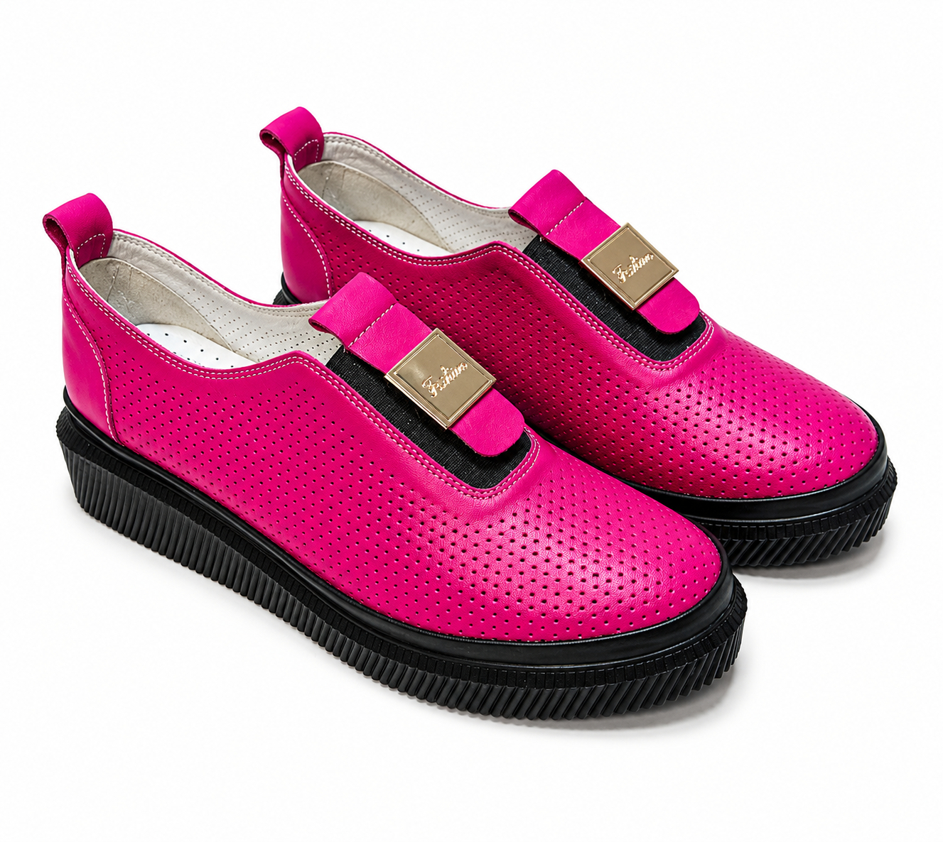 Pantofi de damă Ankara, ciclamen, din piele naturală Pantofi de damă Ankara, ciclamen, din piele naturală