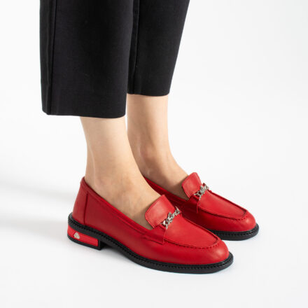 Loafers damă roșii April