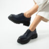 Mocasini Oxford negri din piele naturală Mia