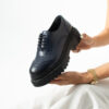 Mocasini Oxford negri din piele naturală Mia
