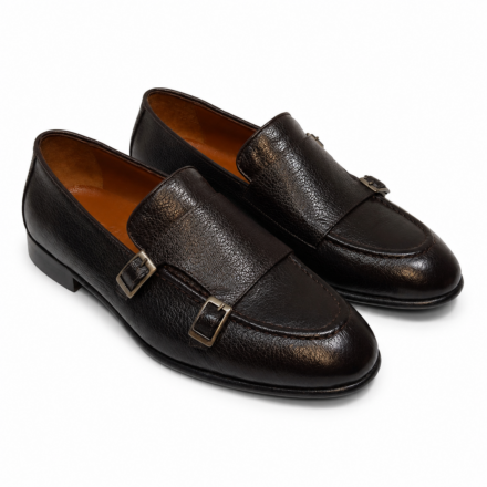 Pantofi bărbătești eleganți maro închis din piele naturală Berlin