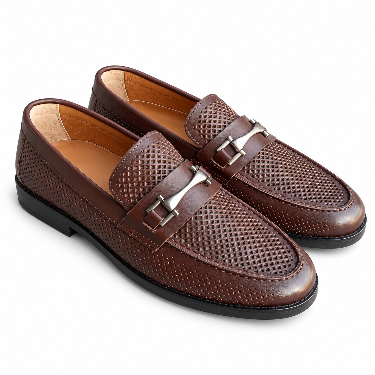 Pantofi eleganți bărbătești maro închis din piele naturală Dortmund Pantofi eleganți bărbătești maro închis din piele naturală Dortmund
