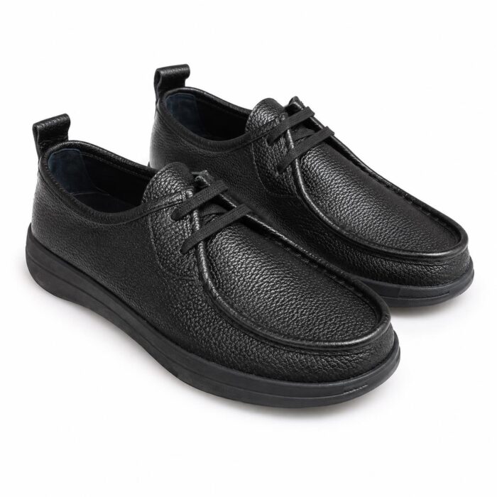 Pantofi bărbătești negri din piele naturală William