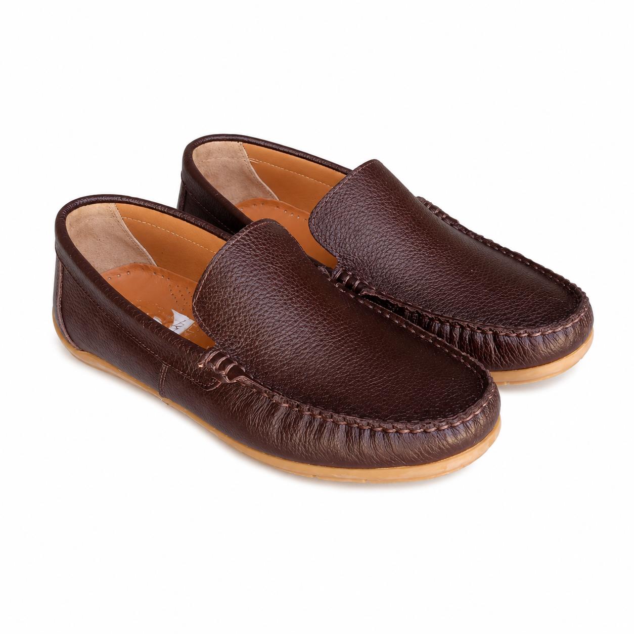 Mocasini maro pentru bărbați din piele naturală Joshua Mocasini maro pentru bărbați din piele naturală Joshua