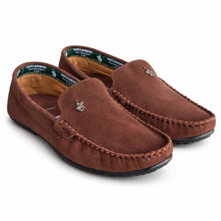 Mocasini bărbătești maro din piele naturală Jerry