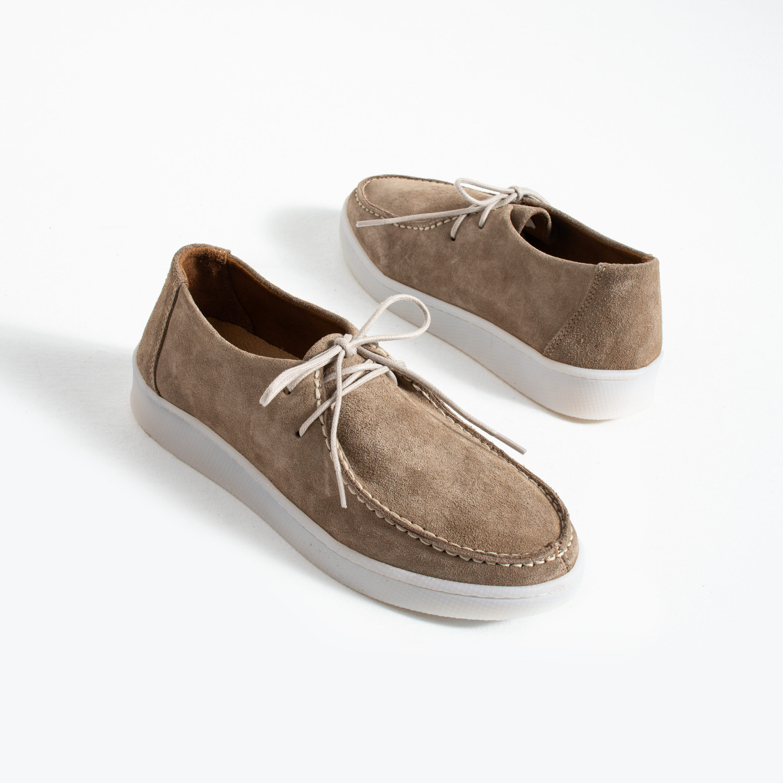 Pantofi casual maro dama din piele intoarsa naturala Eda Pantofi casual maro dama din piele intoarsa naturala Eda