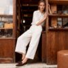 Mocasini de damă maro închis din piele întoarsă naturală Mombasa